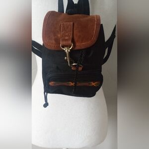 Stylish Black and Brown Baby Bag